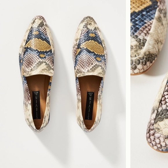 Steven by Steve Madden Snake Print Loafers - Picture 2 of 6